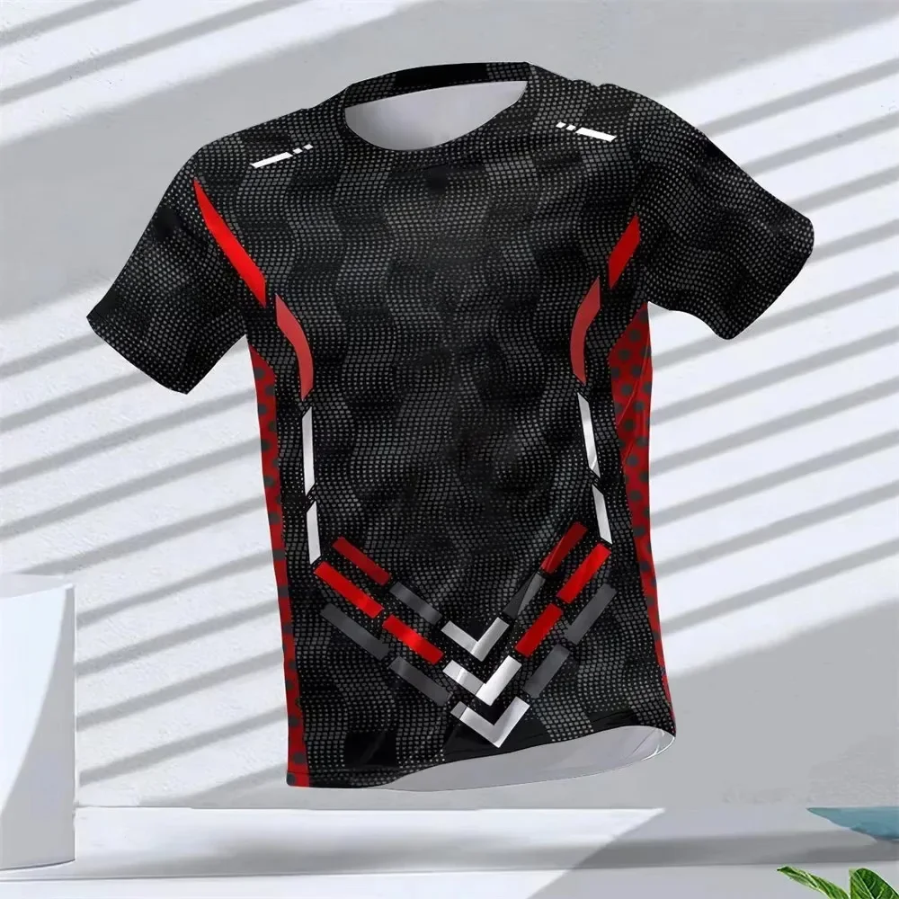 2026 Sommer 3D-gedrucktes, schnelltrocknendes, atmungsaktives Sport-T-Shirt für Herren und Damen – Outdoor, Streetwear, Freizeit, Team, Fitness, Eltern-Kind-Kleidung