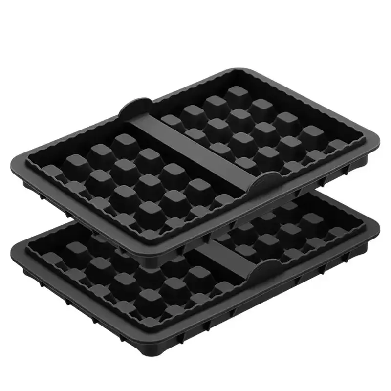 B69C Waffle Maker Accessories 2Pcs Silicone Waffle Mold For Ninja AF400 AF451 SL400 AF500 And Other Air Fryers Baking Tray