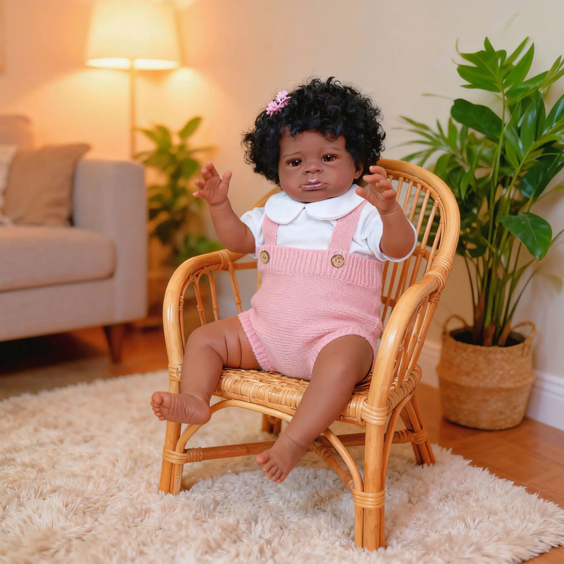 

19-inch Weighted Reborn Doll Features Magnetic Pacifier, Handcrafted Lashes & CE Safety Certification The Perfect Heirloom Gift