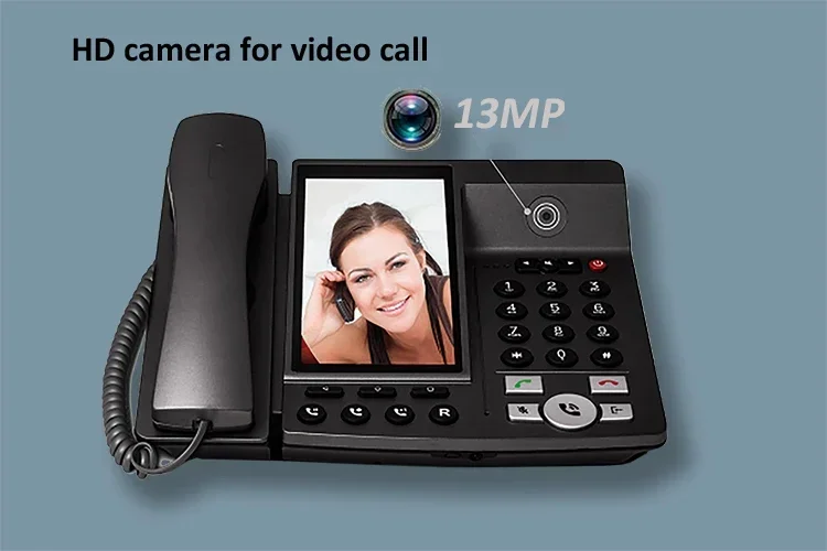 Горячие продажи FWP F910 4G LTE SIM-карта Android видеовызов WIFI Точка доступа FM MP3 5,5-дюймовый экран Фиксированный беспроводной настольный телефон 3G 2G