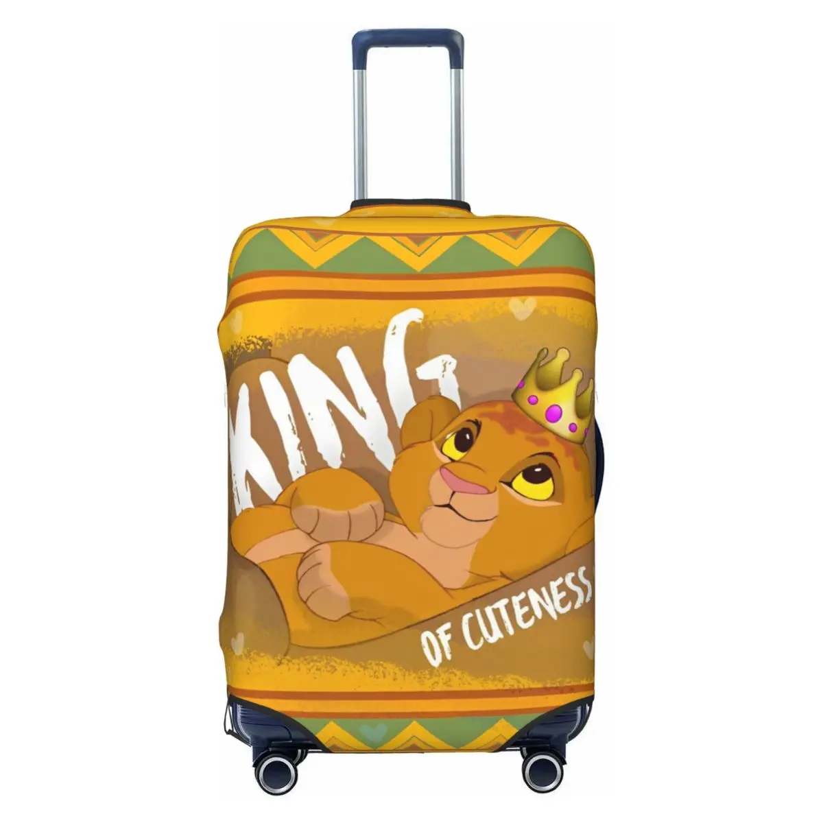 

Новая горячая распродажа, чехол для чемодана с героями мультфильмов «Король Лев Симба», деловой праздник, стретч, принадлежности для багажа, защита