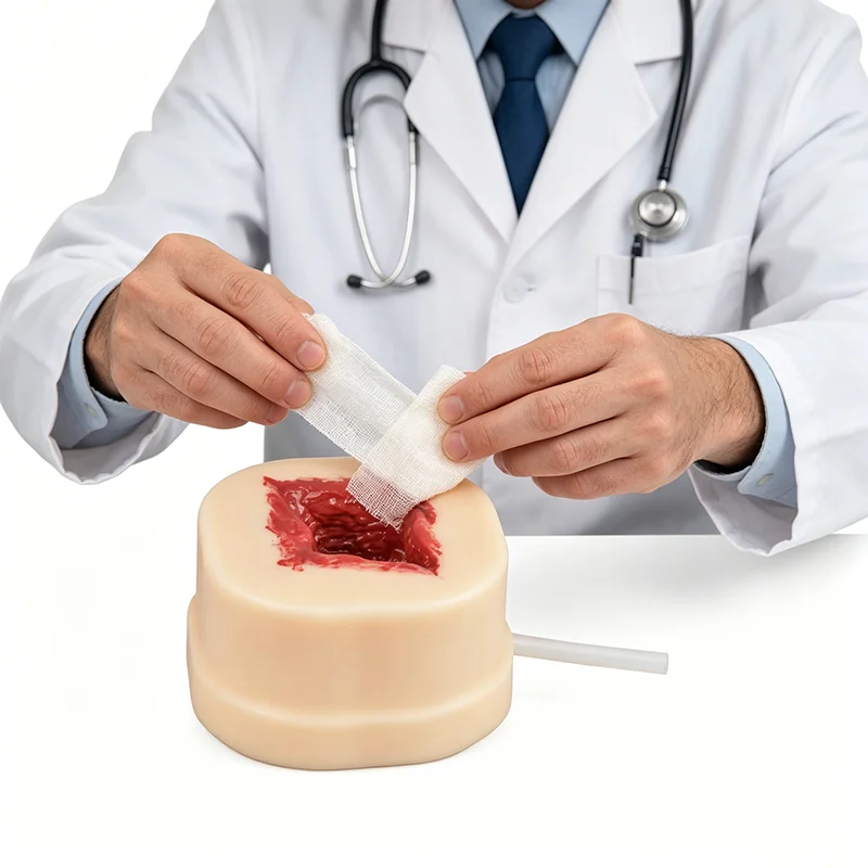 Silicone Wound Tourniquet Training Kit For Medical Science Anatomy Demonstration And Hemostatic Control Education