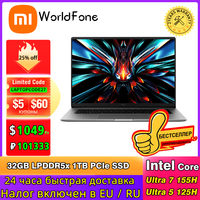 Xiaomi Laptop Redmi Book Pro 16 2024 Ultra 5/Ultra 7 16-inch 32GB 1T SSD Intel ARC Graphic 3.1K 165Hz Screen Mi NEW Notebook