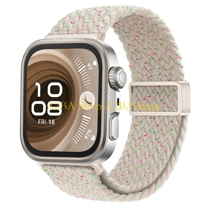 

A2BA Nylon Straps Lightweight Breathable Quick Release Watch Band Wear Resistant Watch Straps Comfortable Band for fit3/4/4Pro