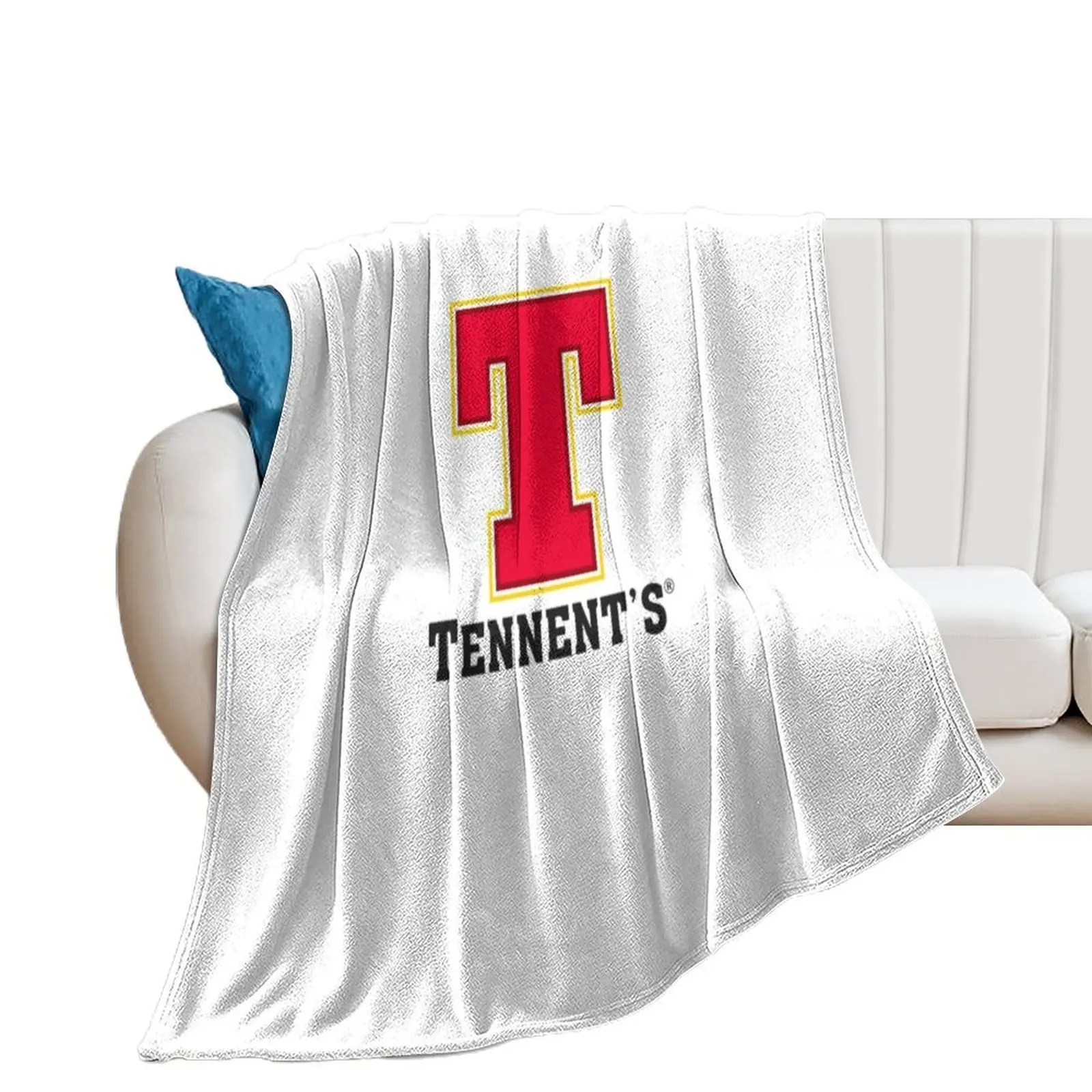 

Tennent Lager Throw Blanket bed plaid Giant Sofa Blankets