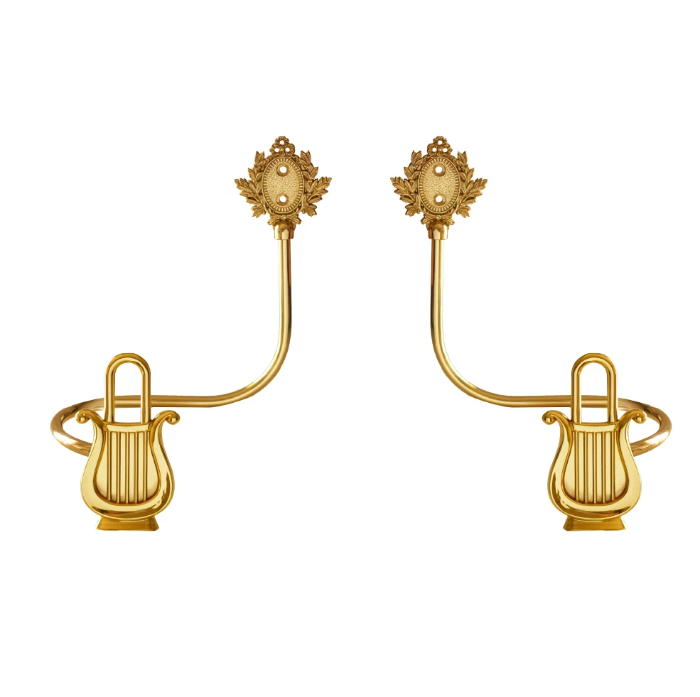 Curtain hook collection hook pure brass retro feeling living room, bedroom, wardrobe decoration exclusive