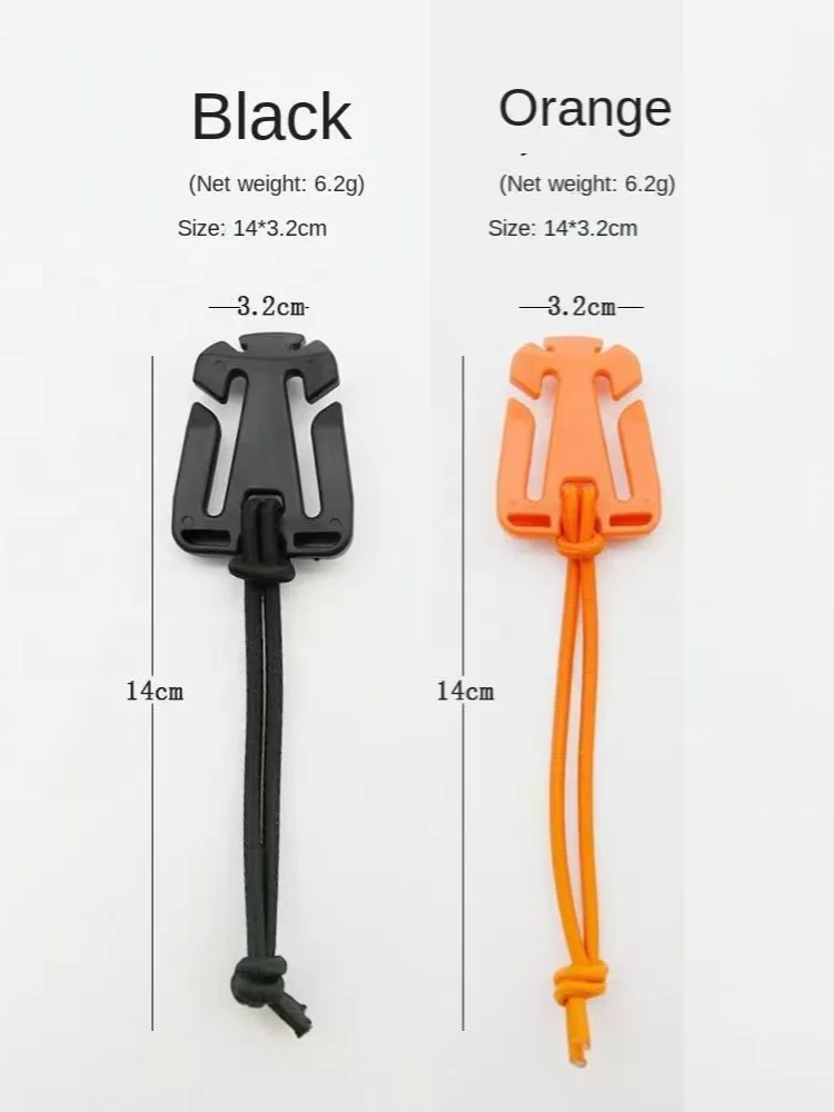 10pcs Molle Attachment Clips Molle Web Dominators Elastic Strap Tactical Gear for Outdoor Hydration Tube Backpack Management