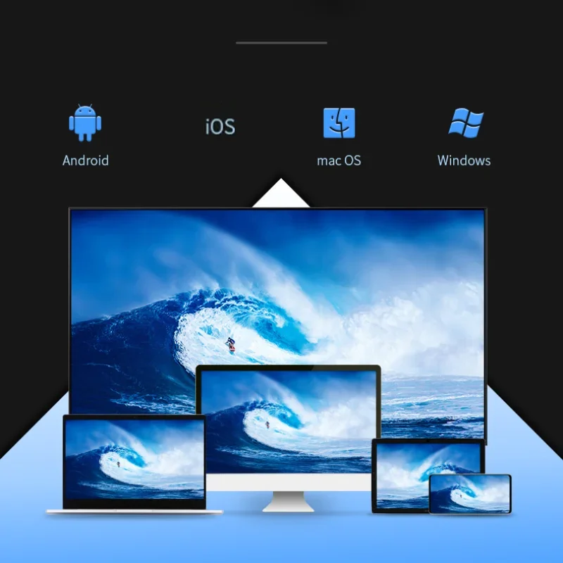 واي فاي تلفزيون لاسلكي Dongle ، P ، جهاز عرض HDTV ، شاشة ، شاشة عرض مرآة ، محول مستقبل لنظام IOS ، أندرويد ، بث الفيديو