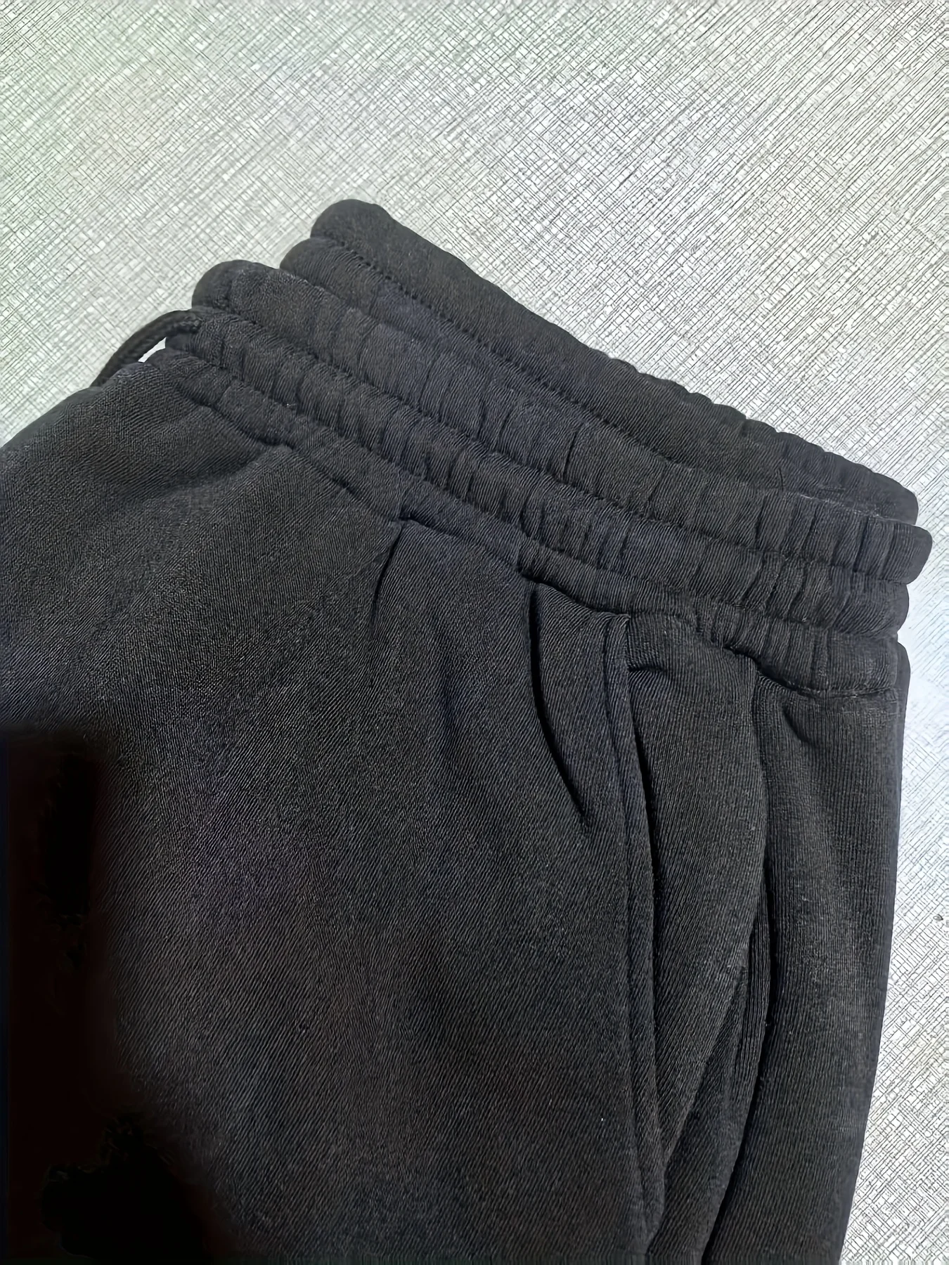 بنطال رياضي رجالي كبير الحجم واسع الساق فضفاض مناسب مع خصر مرن برباط سروال شتوي قابل للتنفس لصالة الألعاب الرياضية #3