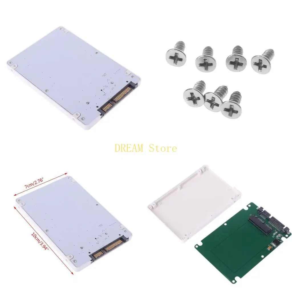 1.8" Micro 16 Pin SSD To 2.5" 22Pin HDD Adapter Converter With for Cas best sale