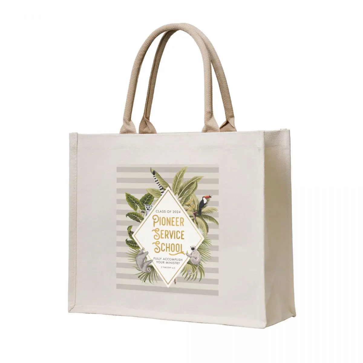

Pioneer Service School 2024 (Tropical) Tote Bag Eco bag shopper bag woman women