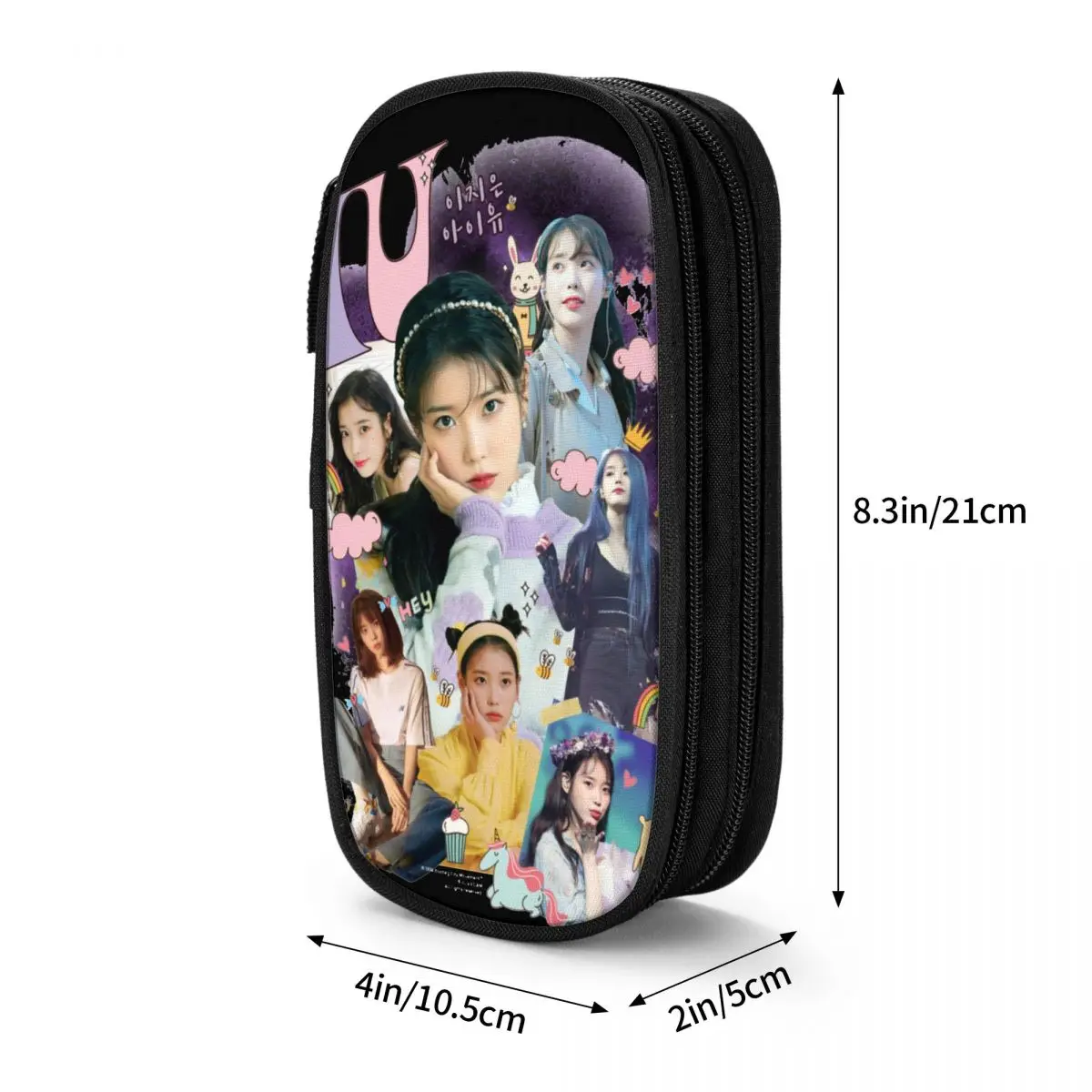 Creative IU Twice Pencil Cases Kpop Music Pencilcases Pen for Student Big Capacity Bag School Supplies Gift Stationery