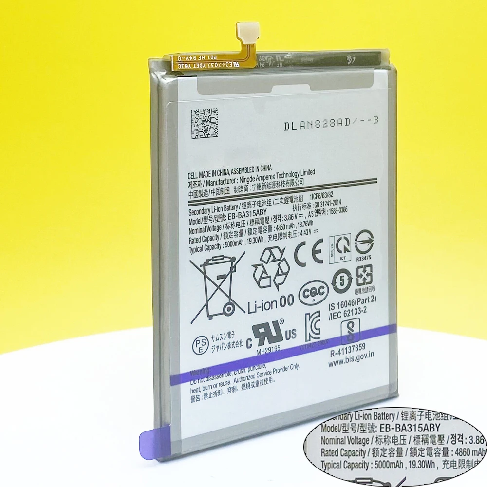 Nowy EB-BA315ABY 5000mAh baterii do Samsung Galaxy A32 4G A325f wymiana telefonu wysokiej jakości z numerem przesyłki