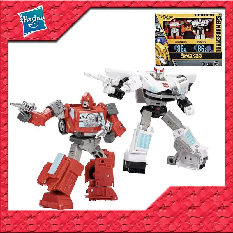 

In Stock Original TAKARA TOMY Transformers IRONHIDE PROWL PVC Anime Figure Action Figures Model Toys