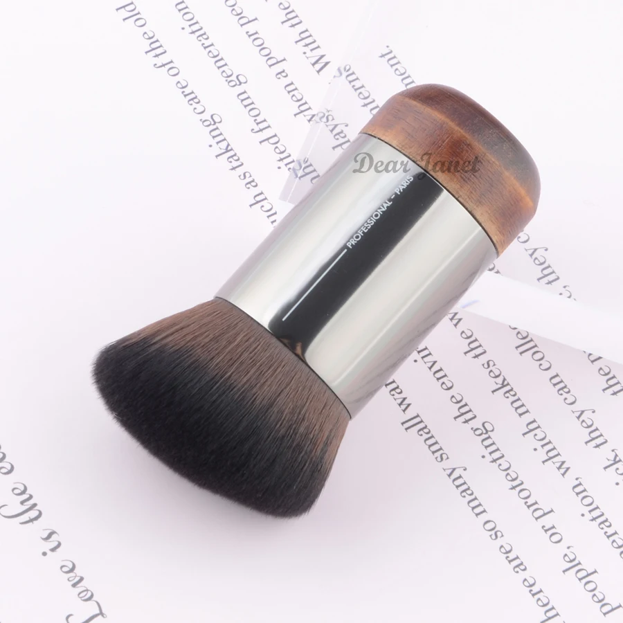 1pc Portable Foundation Brush Makeup brushes Bronzer Liquid Foundation Synthetic hair Contour Make Up Brush Wood Cosmetic tools