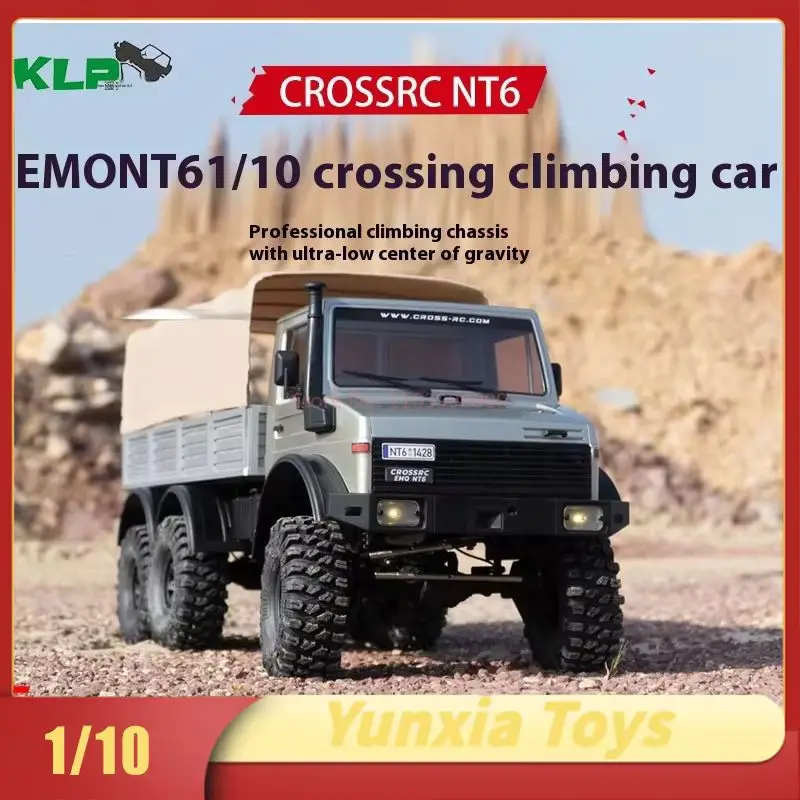 Crossrc Emo Nt6 Full Scale 1/10 Dual Speed Rc Off Road Model Vehicle 6x6 All Terrain Simulation Climbing Vehicle