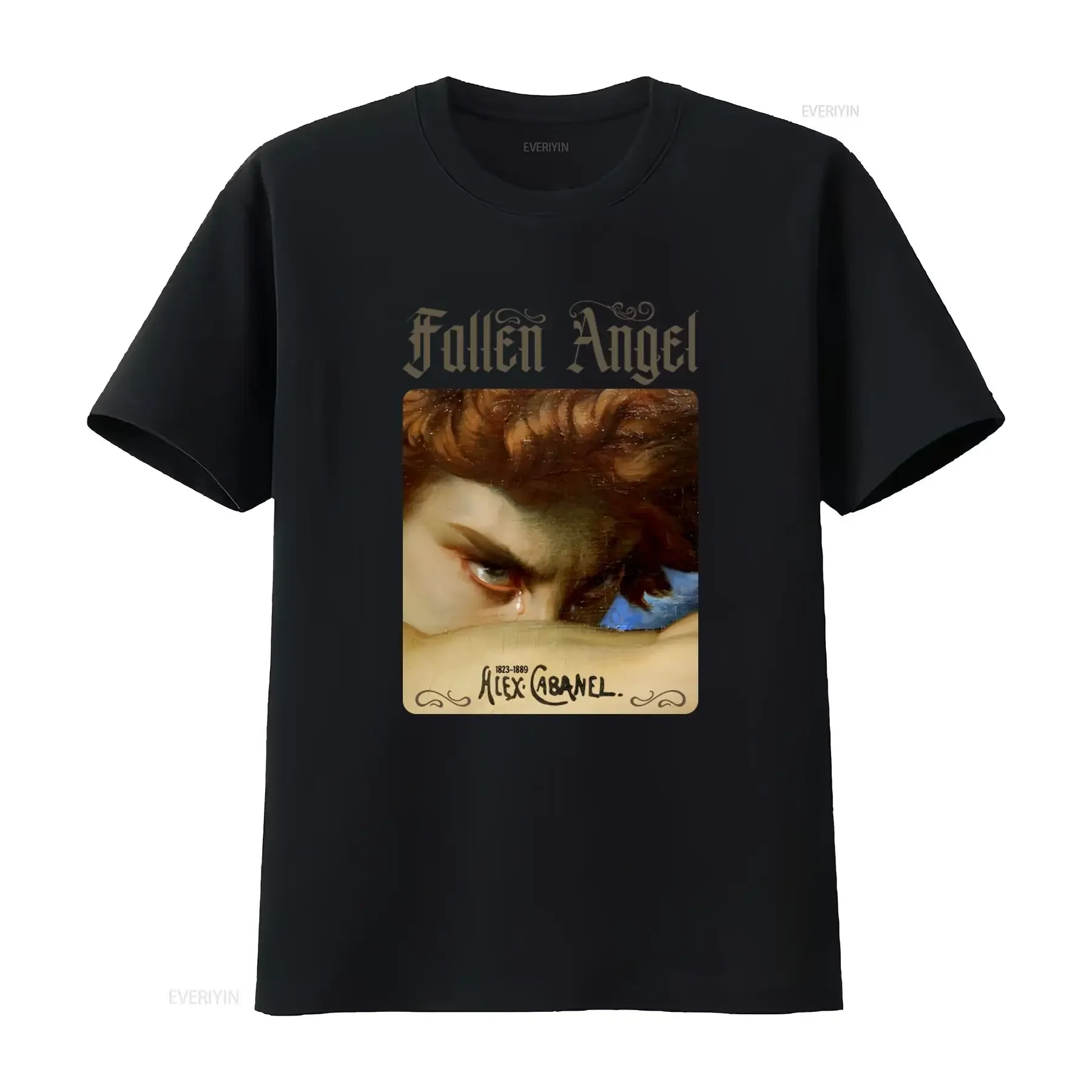 Alexandre Cabanel Fallen Angel T Shirt Classical Art Print Vintage Style Unique Design Comfortable Fabric Perfect for Lovers