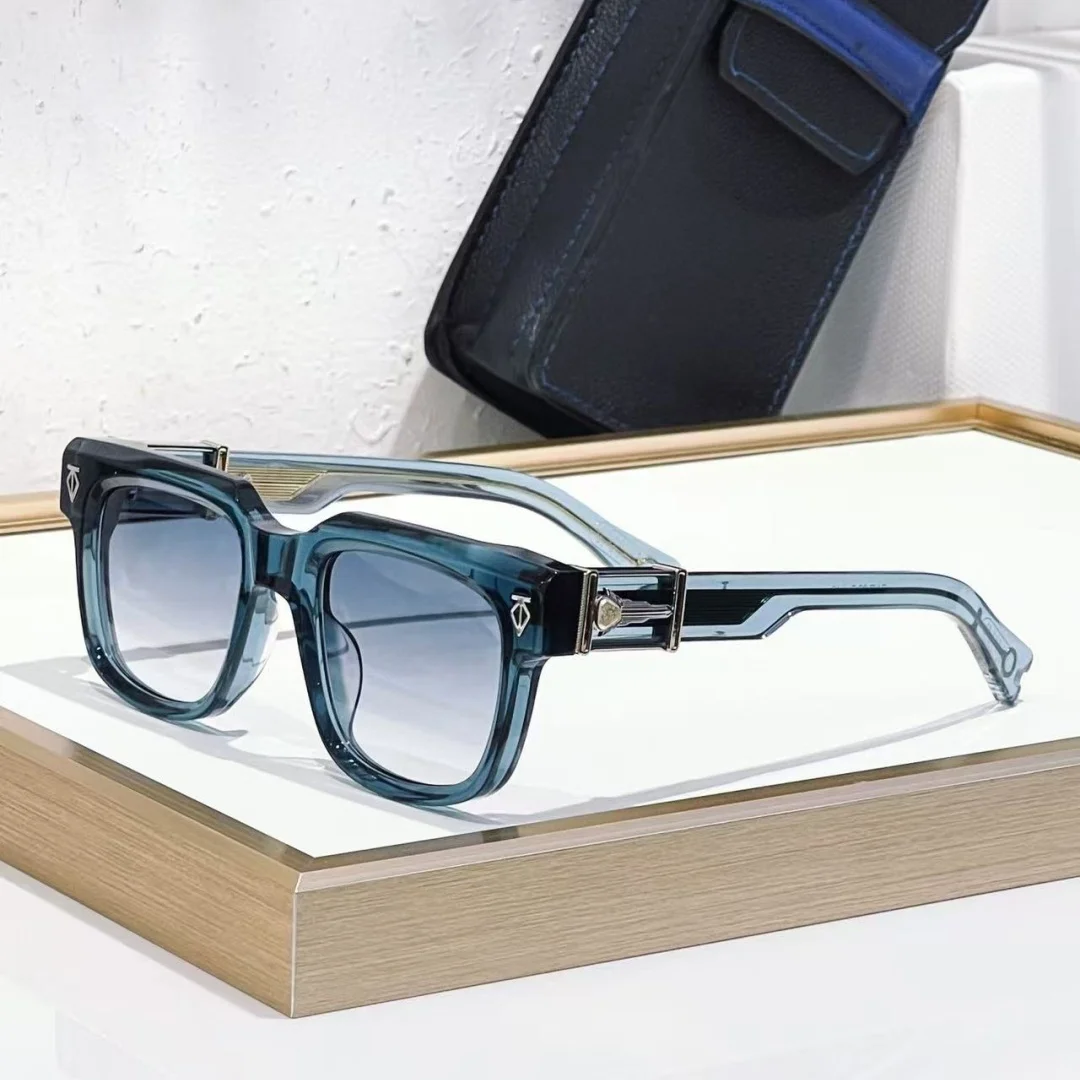 T-HE ASTRO 54-22.5-149 Top Quality Mens Sunglasses for Women Classic Punk Luxury Acetate UV400 Designer Sunglasses with box