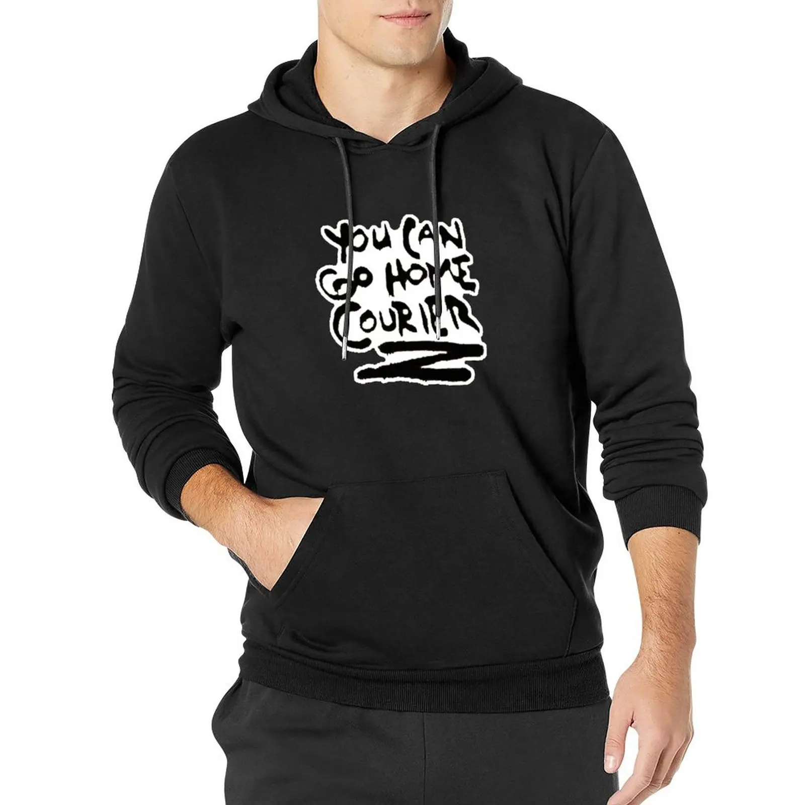 YOU CAN GO HOME, COURIER Pullover Hoodie blouse pullover hoodies