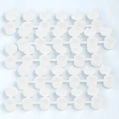 30 قطعة من شرائط الطلاء الفارغة، أكواب طلاء صغيرة شفافة، تخزين محمول خفيف الوزن لتنظيم ألوان المائية #6