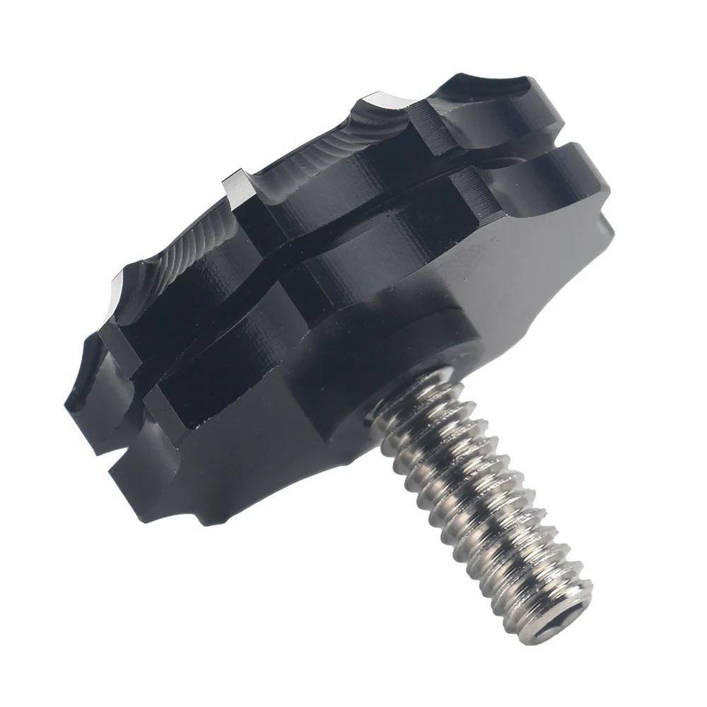 

For Harley Sportster 883 1200 Dyna Softail Slim Breakout Fat Bob 96-2020 Motorcycle Fender Flower Shape Rear Seat Bolt Tab Screw