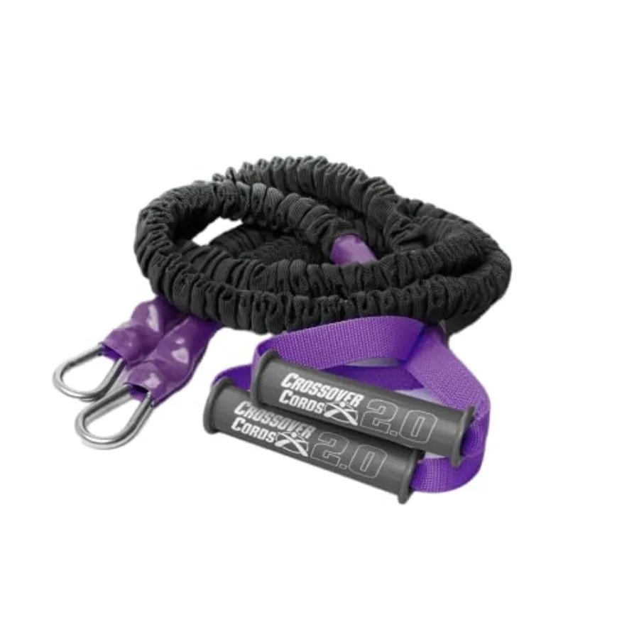 

Crossover Cords - Shoulder Resistance/Exercise Bands - Perfect for Warmups, Arm Care, Rotator Cuff Exercise or Physical Rehab f