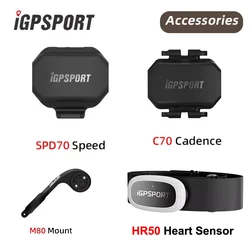 IGPSPORT Bike Computer Speed Sensor Cadence Sensor HR50 Heart Rate SPD70 CAD70 Bicycle Computer Holder Bracket Bike Accessories