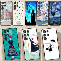 Mary Poppins Case For Samsung Galaxy S23 S20 FE S21 FE S22 Ultra Note 20 S8 S9 S10 Note 10 Plus Back Cover