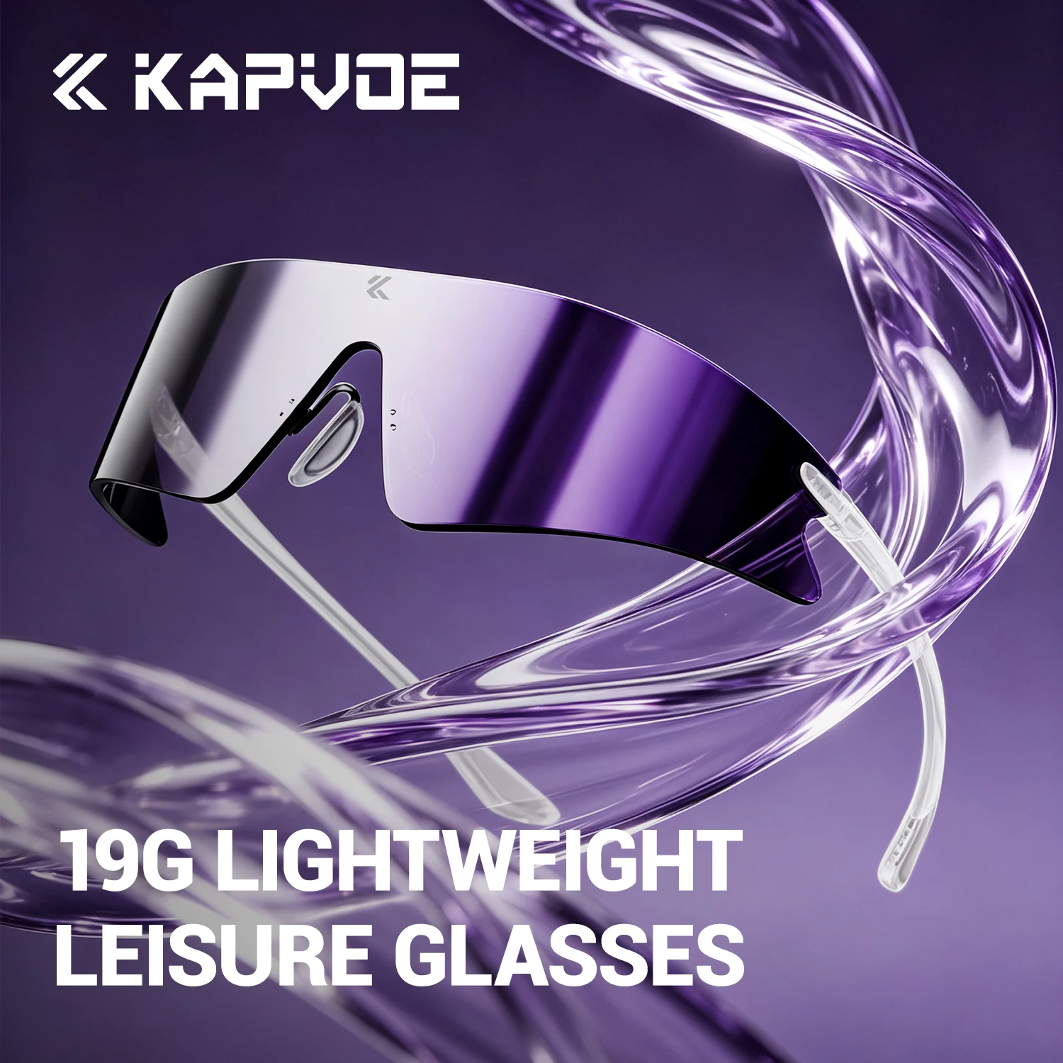 KAPVOE Professionelle Marathon-Laufbrille Outdoor-Radfahrsonnenbrille Ultraleichte Wanderbrille UV400 Outdoor-Sportbrille