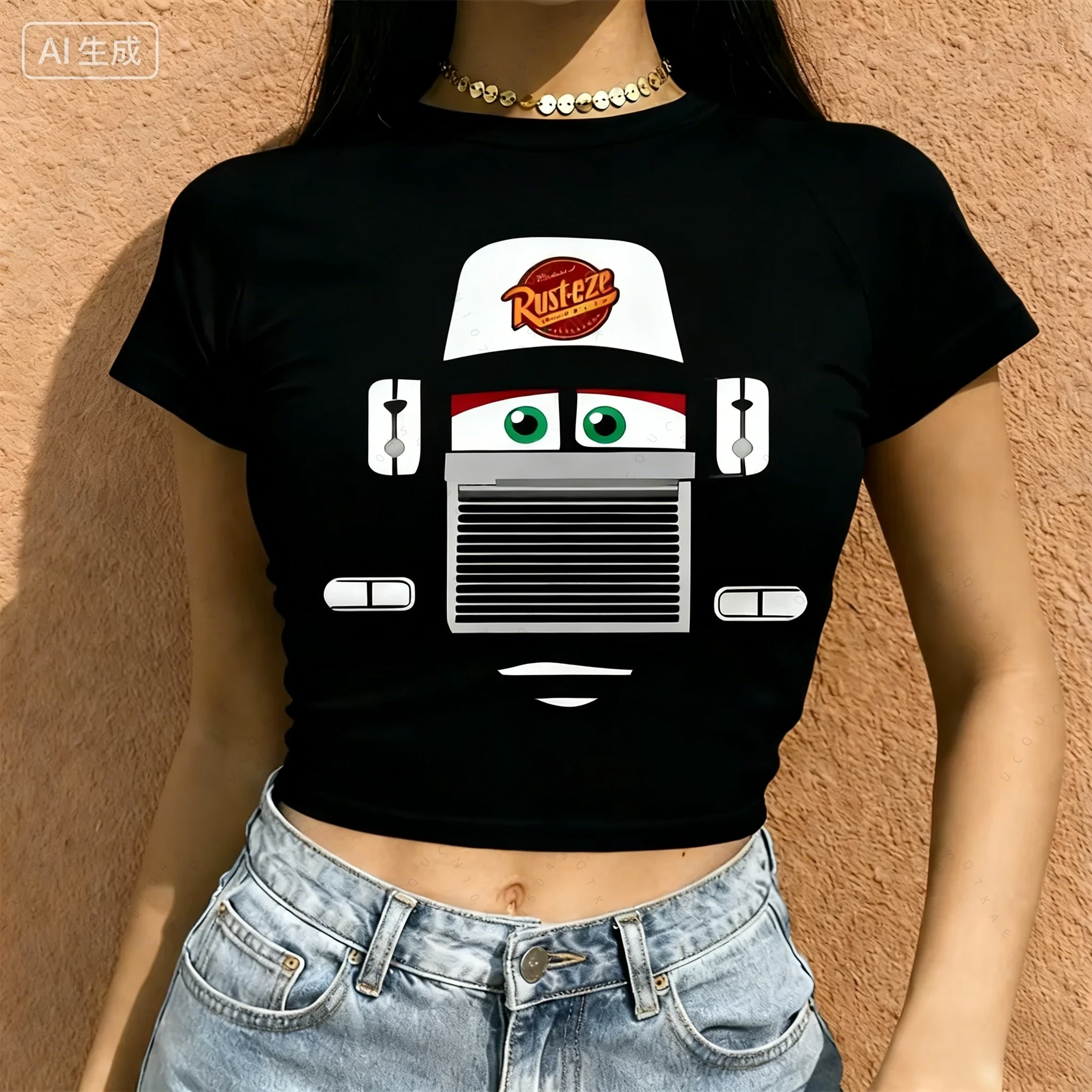 2026 Humorvolle und witzige klassische Anime-T-Shirts für die ganze Familie – Partnerlook für Paare, Kinder, niedliche Autos, Film- und Eltern-Kind-Urlaubs-Wander-Tops – Detail 11