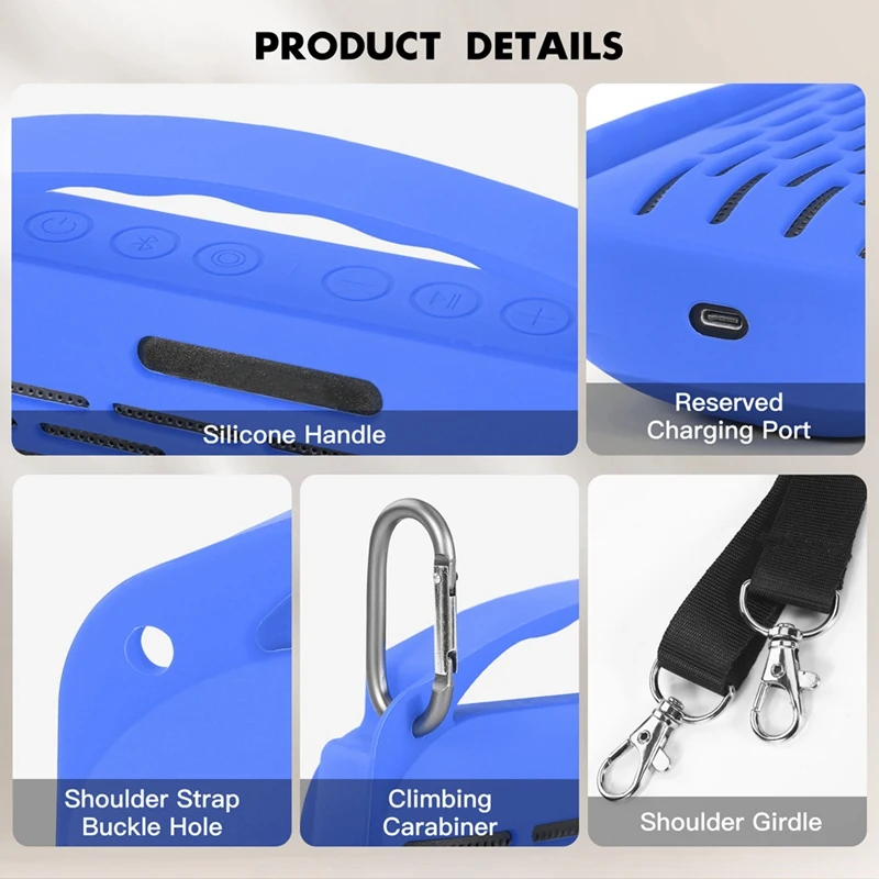 New-Silicon Case For Bose Soundlink Flex 2Nd Gen Bluetooth Speaker Travel Carrying Case Shockproof Anti-Fall Pouch