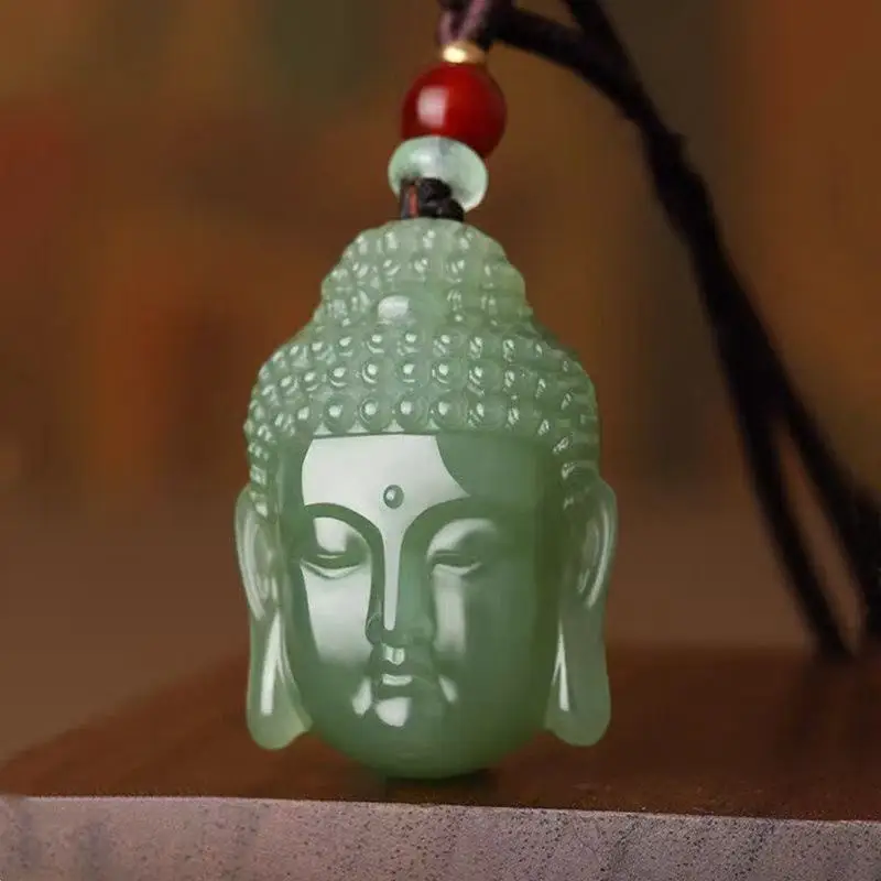

Изысканный кулон Будды из нефрита Хэтянь для мужчин и женщин, материал Цинхай