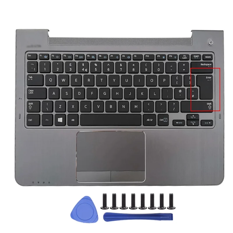 Imagem -03 - Capa Superior para Teclado Samsung Disco Rígido Capa com Touchpad Capa para Samsung R12530u3c U3b 535u3c 532u3c 535u3b