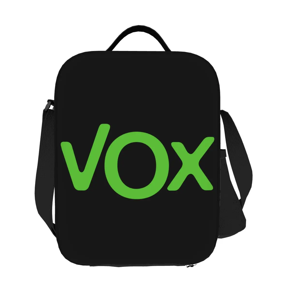 

Custom Spain Vox Logo Lunch Bag Women Thermal Cooler Insulated Lunch Box for Children School