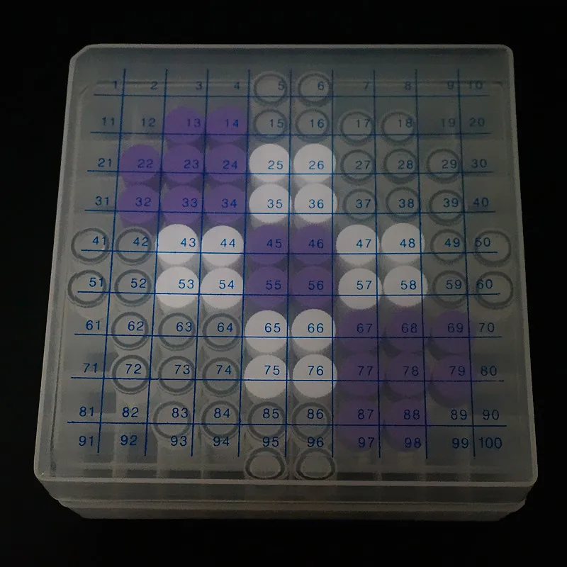 Imagem -05 - Conjunto Incluem Uma Parte 100-caixa de Armazenamento de Código Digital de Rede para a Loja Criovial Mais 100 Peças 1.8ml Tubo de Refrigeração de Plástico 1