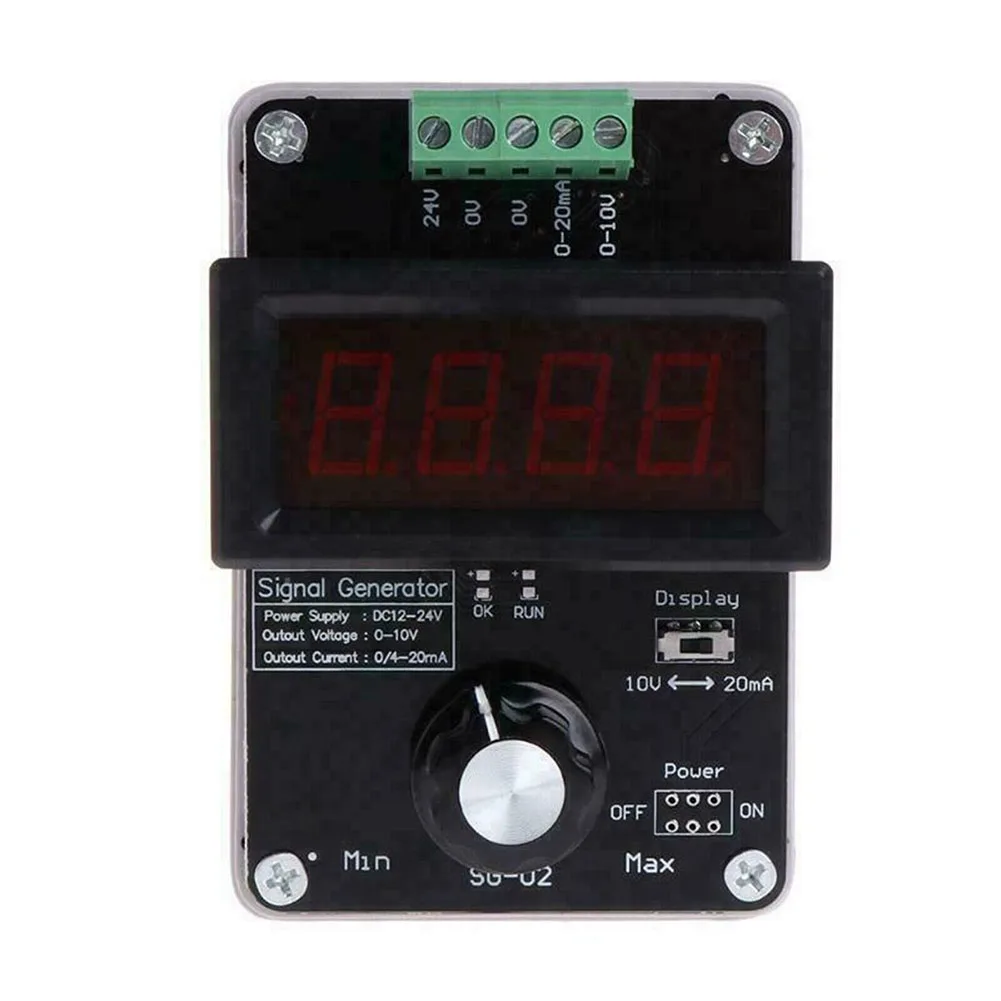 

Adjustable Current Voltage Analog Simulator 0-20mA DC 0~10V Signal Generator 3.94*2.68*1.50" New Tool Accessories