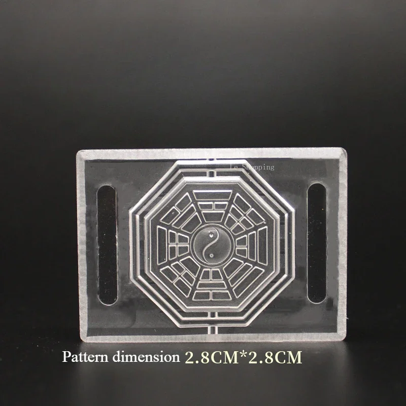 Incense Card Mould Double-sided Acrylic Material Auspicious Clouds Lotus Pattern Handmade DIY Accessories Incense Beads Tools