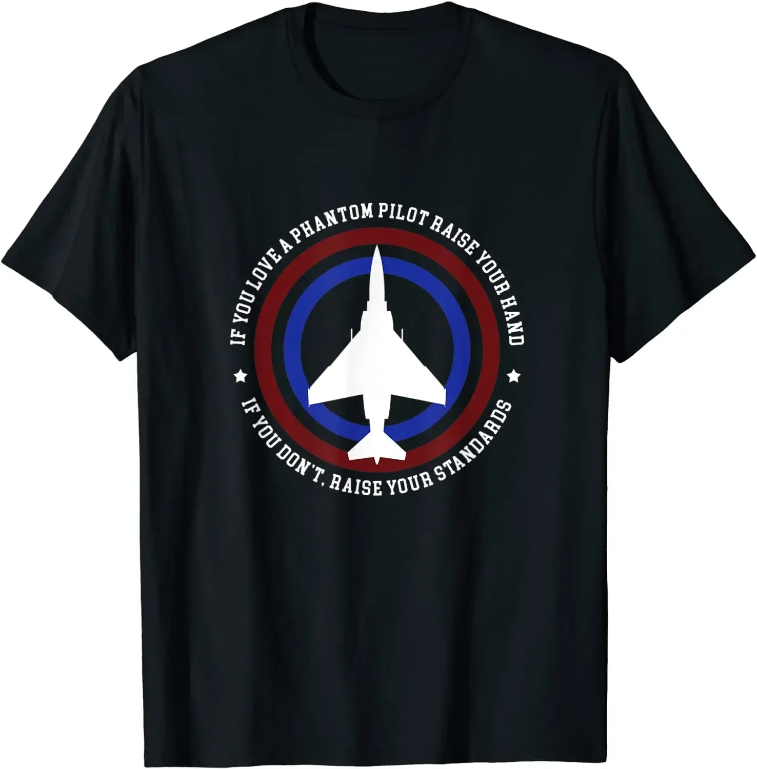 Funny Fighter Pilot-F-4 Fighter Plane Flying Summer Cotton O-neck T-shirt