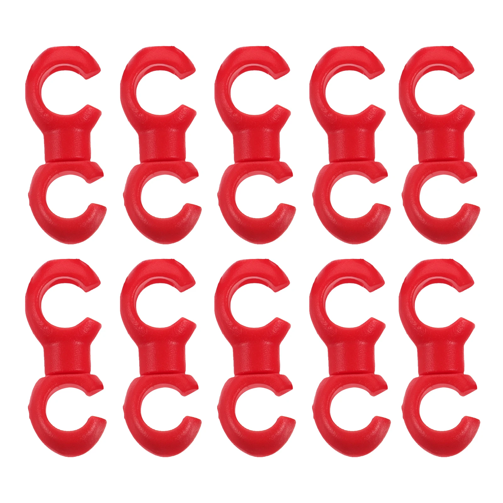 

10 Pcs Repair Bicycle Buckle Cable Clips Plastic Bike Brake Shift Base Accessory