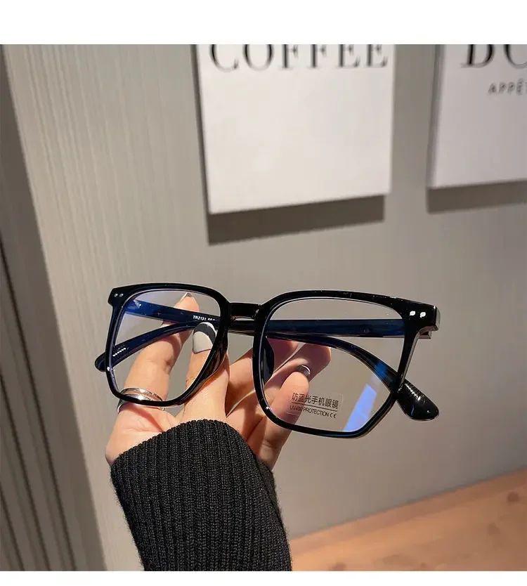 Runde Brillen transparente Computer brille Rahmen Frauen Männer Anti Blaulicht blockierende Brille optische Brille Brille – Detail 5