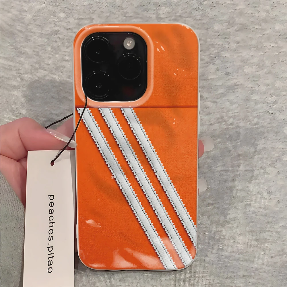 Orange Stripe Pattern Print Ar - đánh giá và giá Phone Cases Orange
