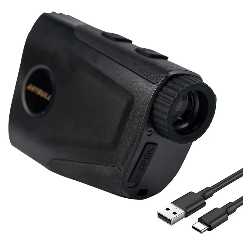 USB Type-C Rechargeable Golf Laser Rangefinder 750Yard Telescope With Flag-Lock Vibration Laser Distance Meter