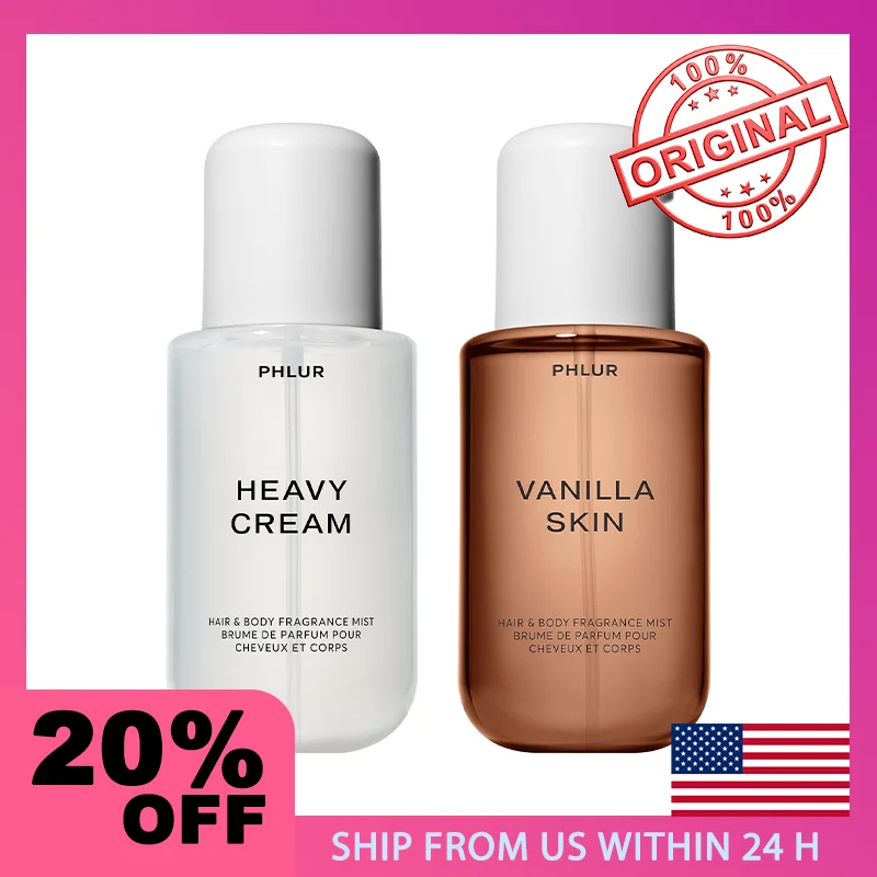 PHLUR Crema Pesada Bruma Corporal Niebla Corporal Spray Corporal Malvavisco Crema Batida Jazmín Coco Vainilla Spray Corporal (8 FL Oz)