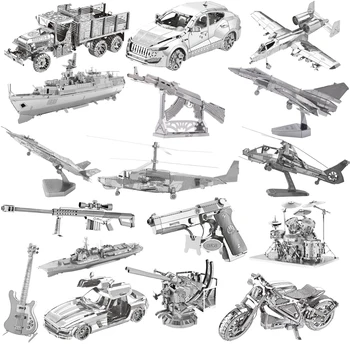 3D Metal Puzzle Blocos de Construção Kits DIY Estrela Mecha Wars Robot K-2SO para Adolescentes Homens Hobbies Brinquedos Grandes Presentes