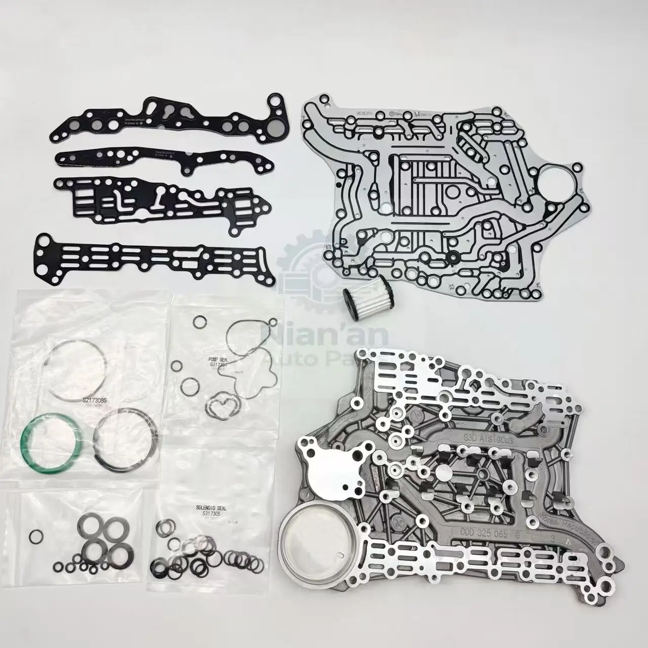0DD DQ400 DQ400E Auto Transmission Valve Body Plate Filter Gaskets O-Rings Repair Rebuild Kit For Hybrid VW Arteon Passat AUDI