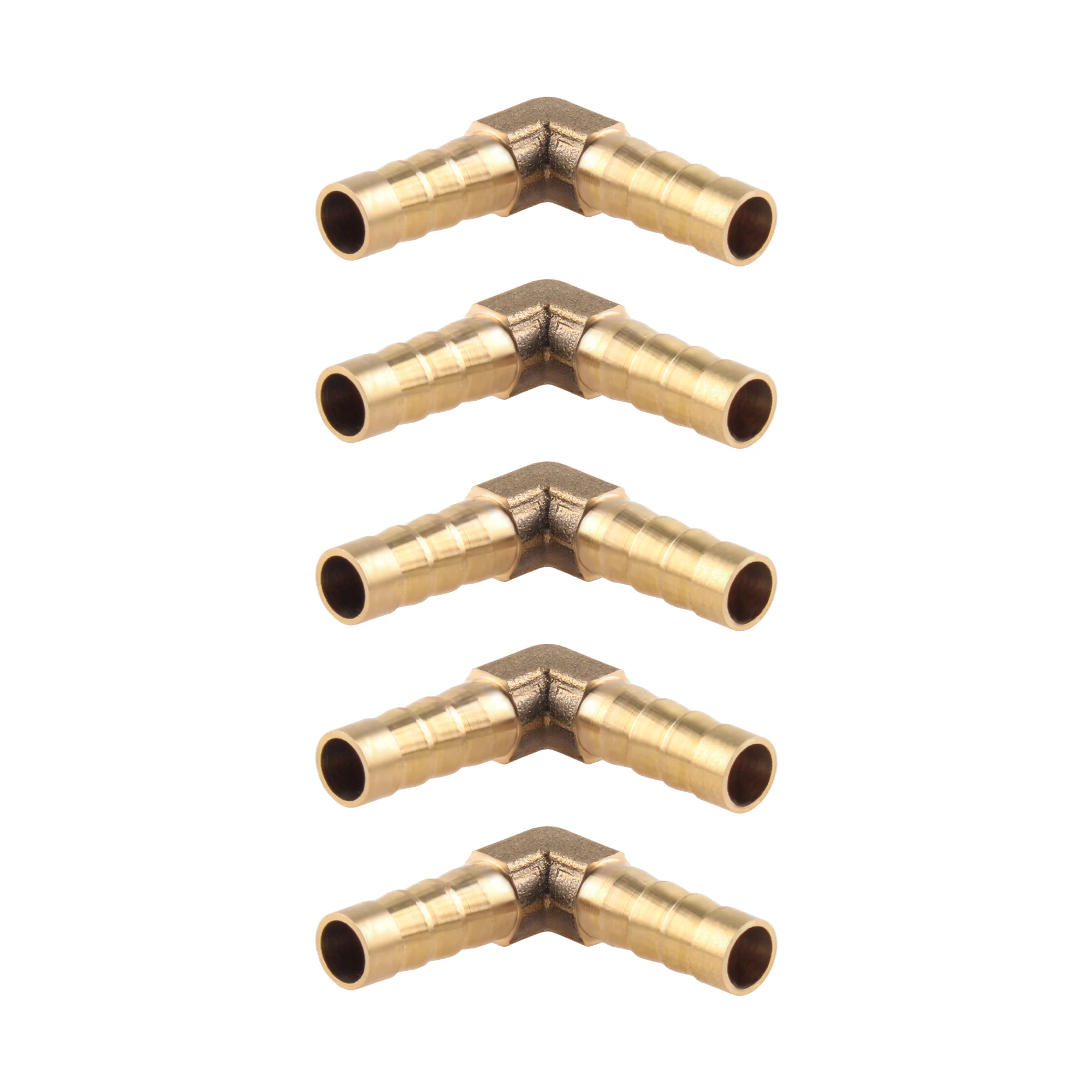 Brass Barb Pipe Fitting Elbow 2 Way Connector for 8mm 10mm 19mm Hose Copper Pagoda Water Tube Fittings