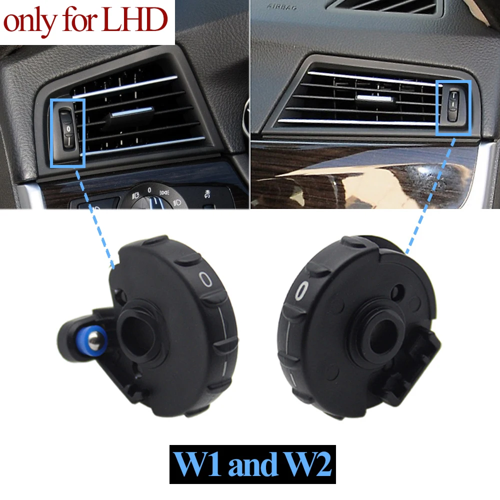 Auto Front Hinter Klimaanlage Drehen Basis Rolle AC Ventilation Rollrad für BMW 5 Serie F10 F11 520 521 523 525 528 530 – Detail 3