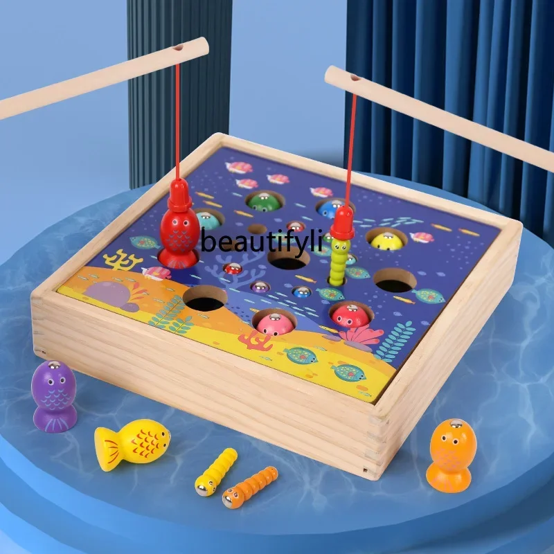 Juguetes de pesca para niños y niñas, educación temprana infantil multifuncional