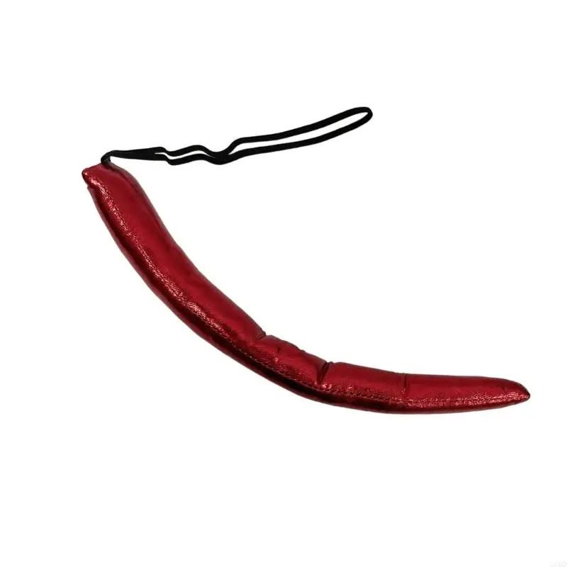 270D حزمة من 3 إكسسوارات أزياء الشيطان الأحمر عصابات رأس وأقواس وربطات ذيول لموضوعات حفلات أعياد الميلاد التنكرية #4