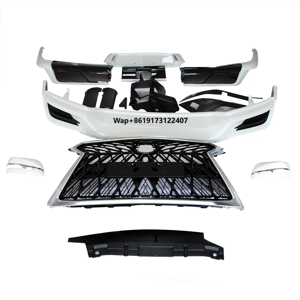 Body Kit Include Grille Rear View Mirror and Rear Licence Plate for LX570 2016-2020